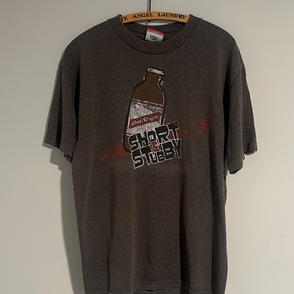 Red Stripe Short Sleeve Tee